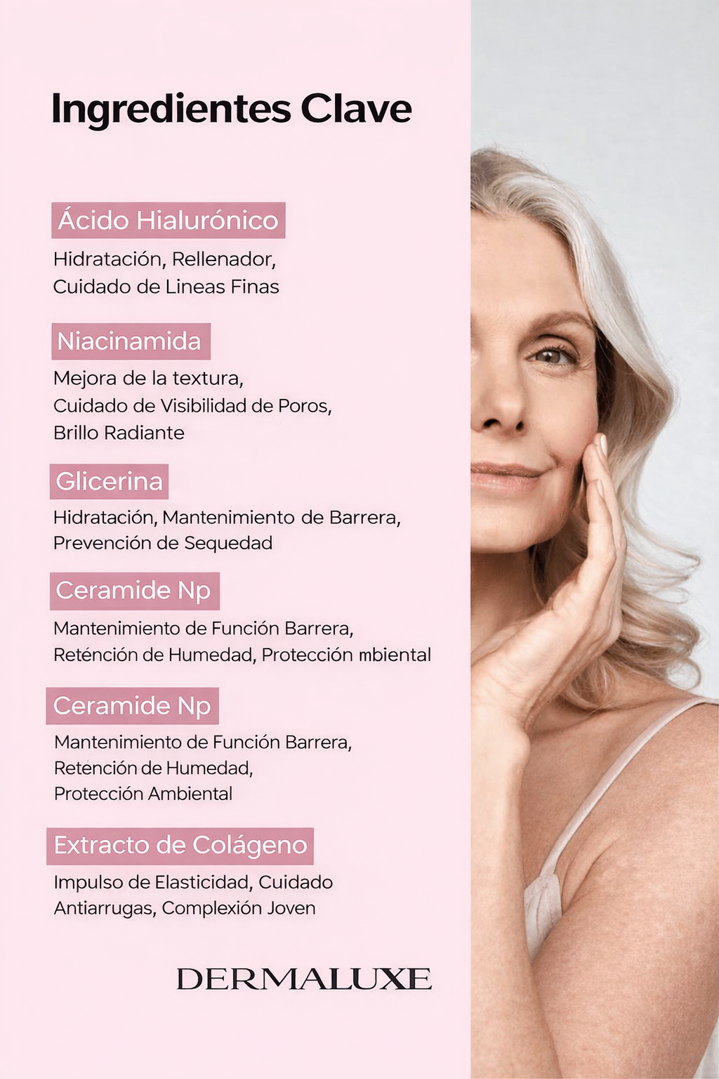 Mascarilla de colágeno para piel de vidrio
