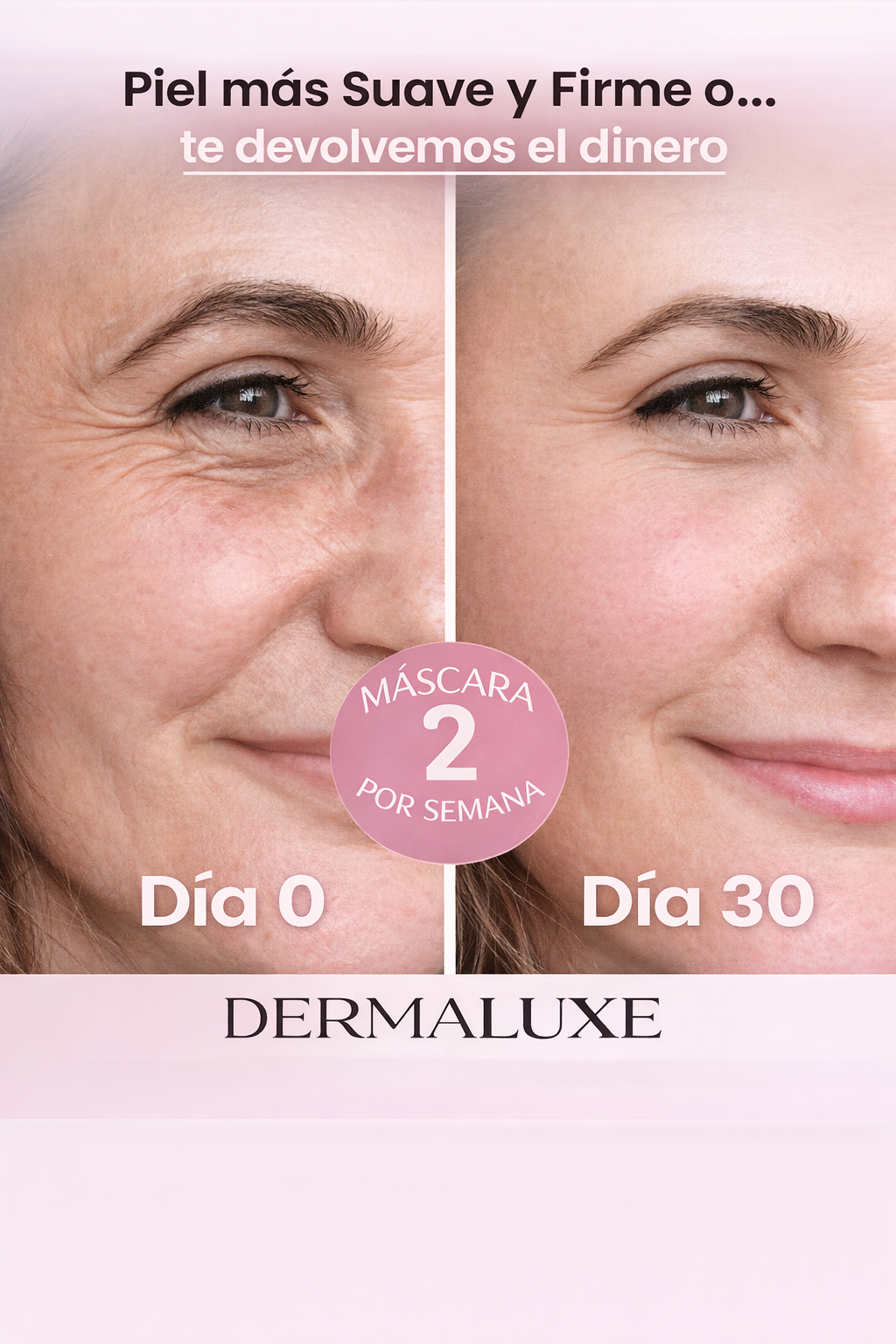 Mascarilla de colágeno para piel de vidrio