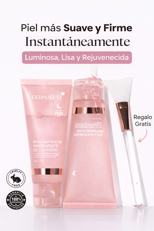 Mascarilla de colágeno para piel de vidrio