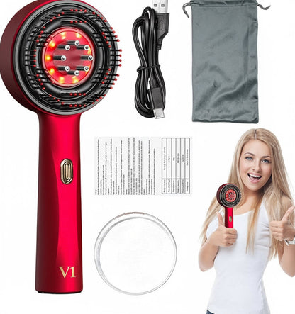 Masajeador Capilar LED – Estimula el Crecimiento y Fortalece el Cabello